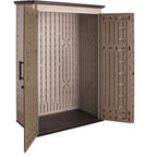 Outdoor Storage Shed, 52 Cu.Ft., Weather-Resistant, Lockable Doors