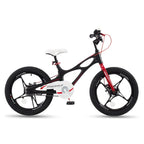 18 Magnesium Alloy Kids Bicycle w/2 Disc Brakes, Black