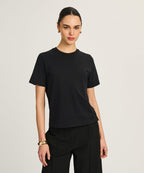 2-Pack Lightweight Brushed Cotton Relaxed Tee & Slim Tee