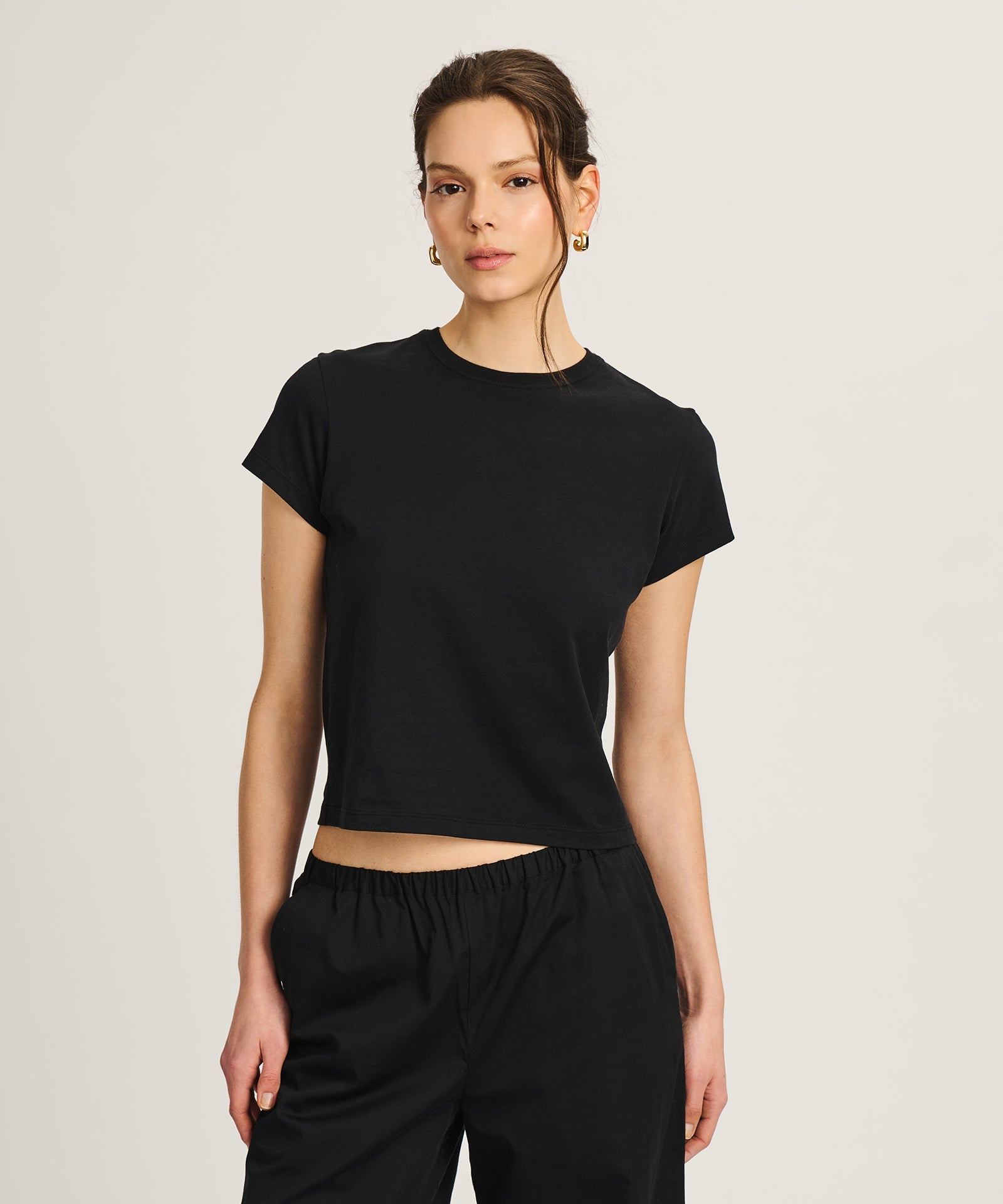 3-Pack Lightweight Brushed Cotton Slim Tee