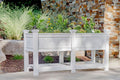 68.5"W x 24"L Vinyl Raised Planter with Extension Kit