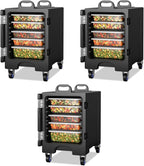 Insulated Food Pan Carrier for 5 Full-size Pans